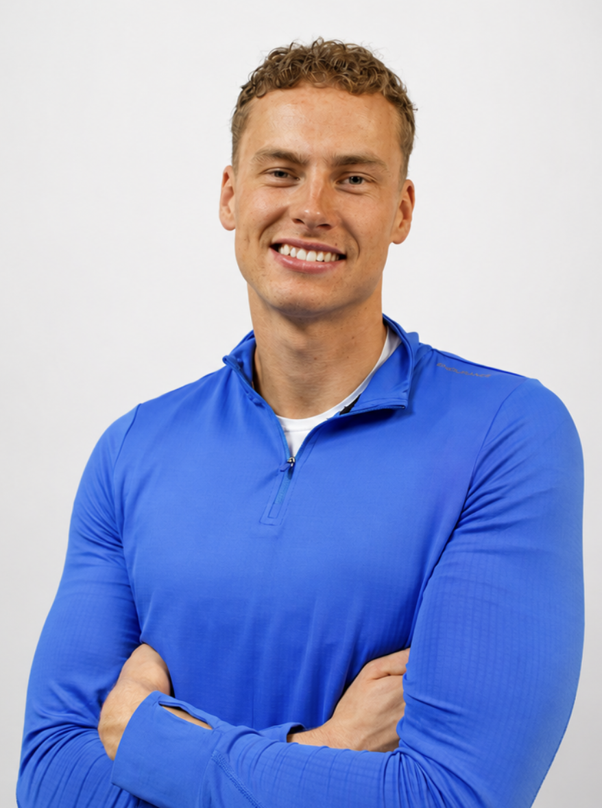 Portrett av Mads Hagberg, Fysioterapeut